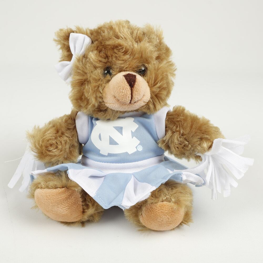 Plushland UNC University North Carolina Teddy Bear Cheerleader Tar Heals